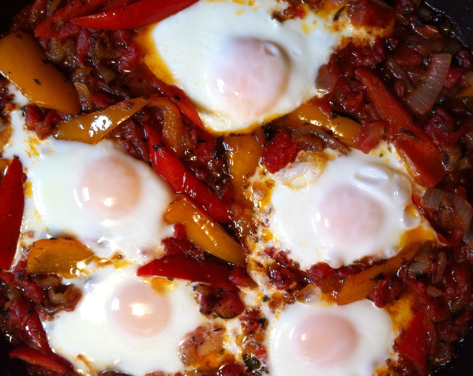 Shakshuka - our first meal of 2014